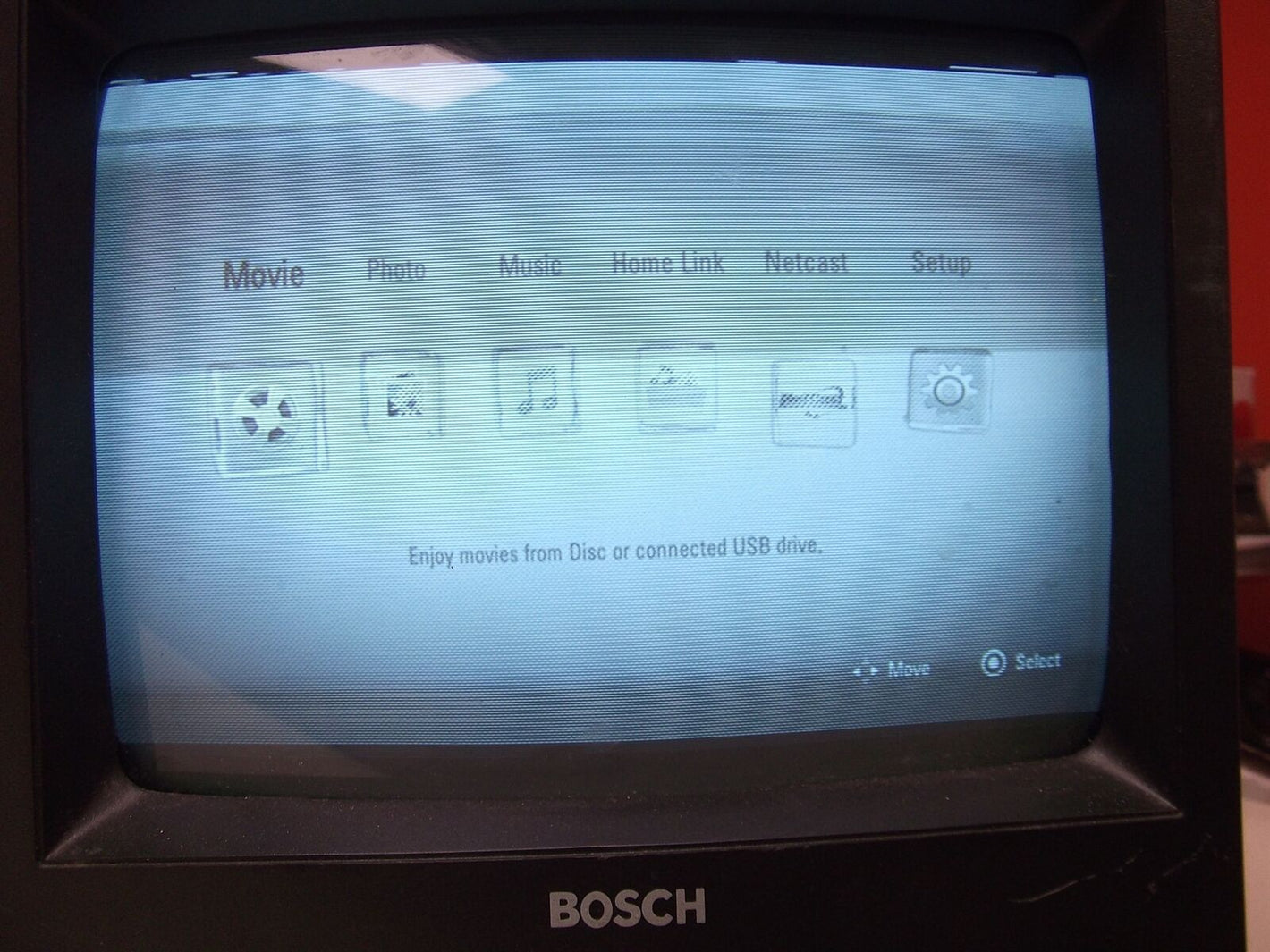 BOSCH LTC 2009/61 9" CRT Black and White Video Monitor