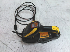 Defective Datalogic PowerScan PM9100 910RB Barcode Scanner and Base AS-IS