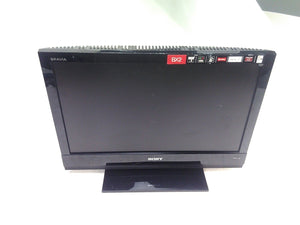 Sony Bravia KDL-19BX200 220v SCART 19" LCD TV NO Remote Power Test ONLY AS-IS