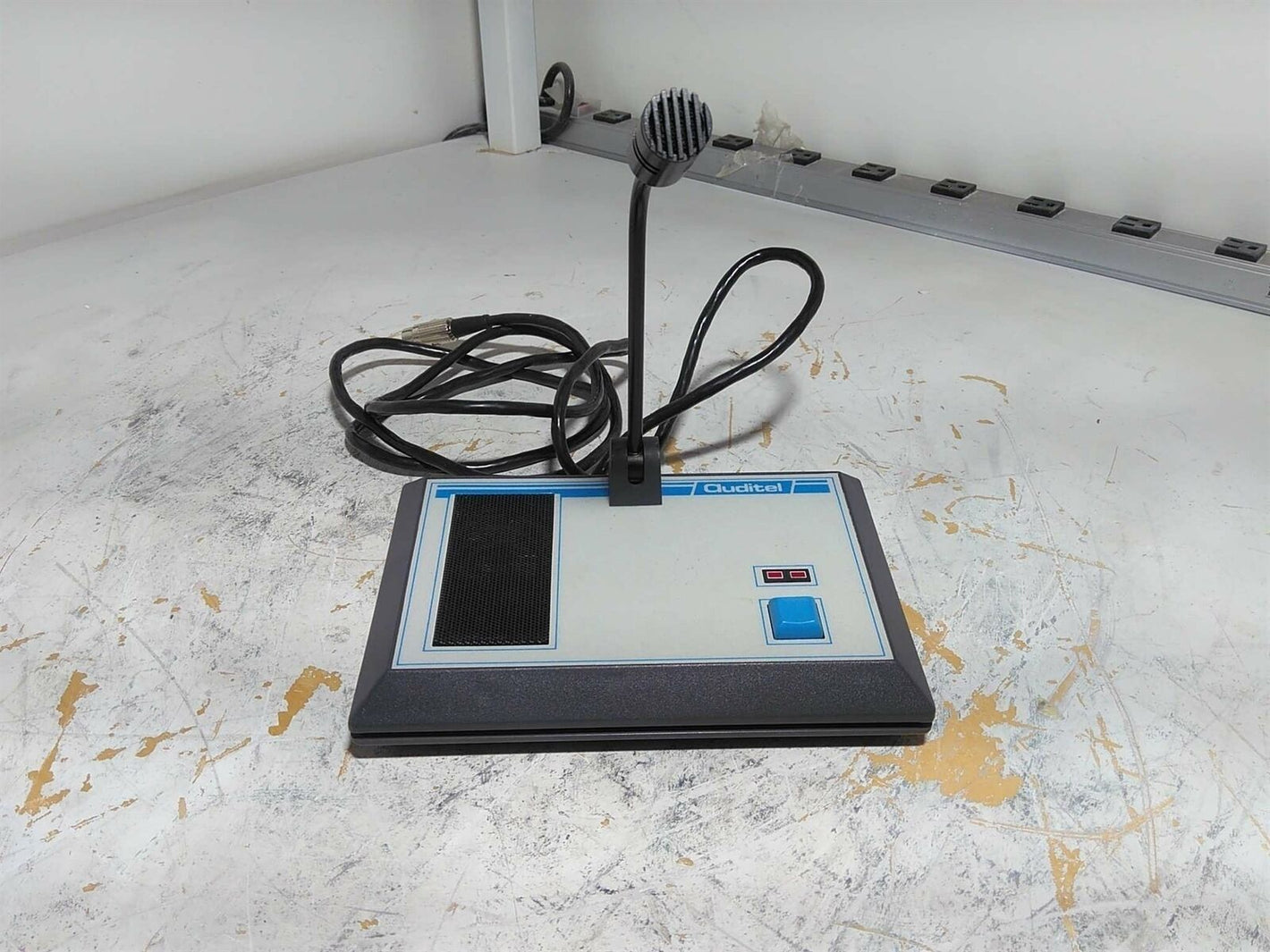 Defective Auditel SDM-2 Discussion Unit Blue Button AS-IS for Repair