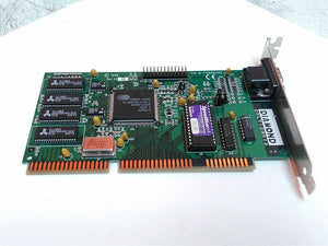 Diamond Multimedia SpeedStar 64 1+1 23020039-303 ISA VGA Video Graphics Card