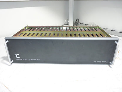 Sigma Electronics SS-2100-16 Plus with 17x VDA-21 Card Cut Core AS-IS