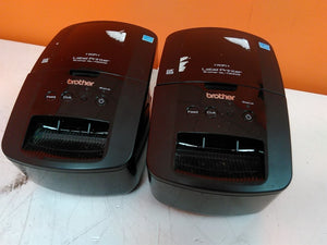 Damaged Lot of 2 Brother QL-720NW Wireless Thermal Label Printer AS-IS