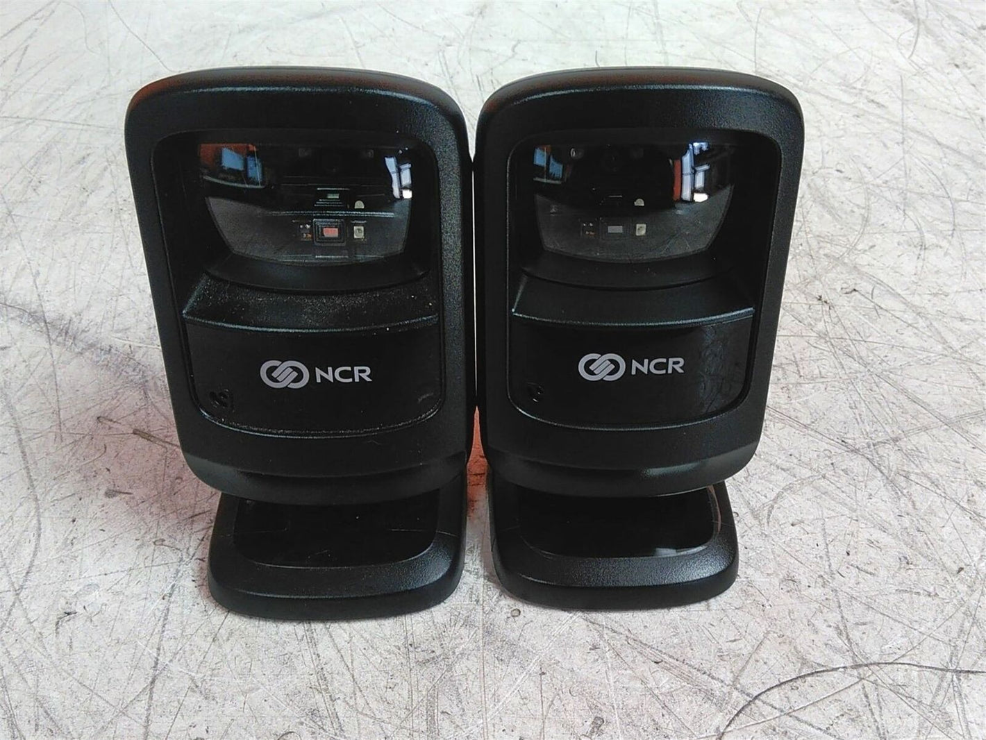 Lot of 2 Symbol Technologies DS9208-SR00004NNWW Hands-Free Barcode Scanner