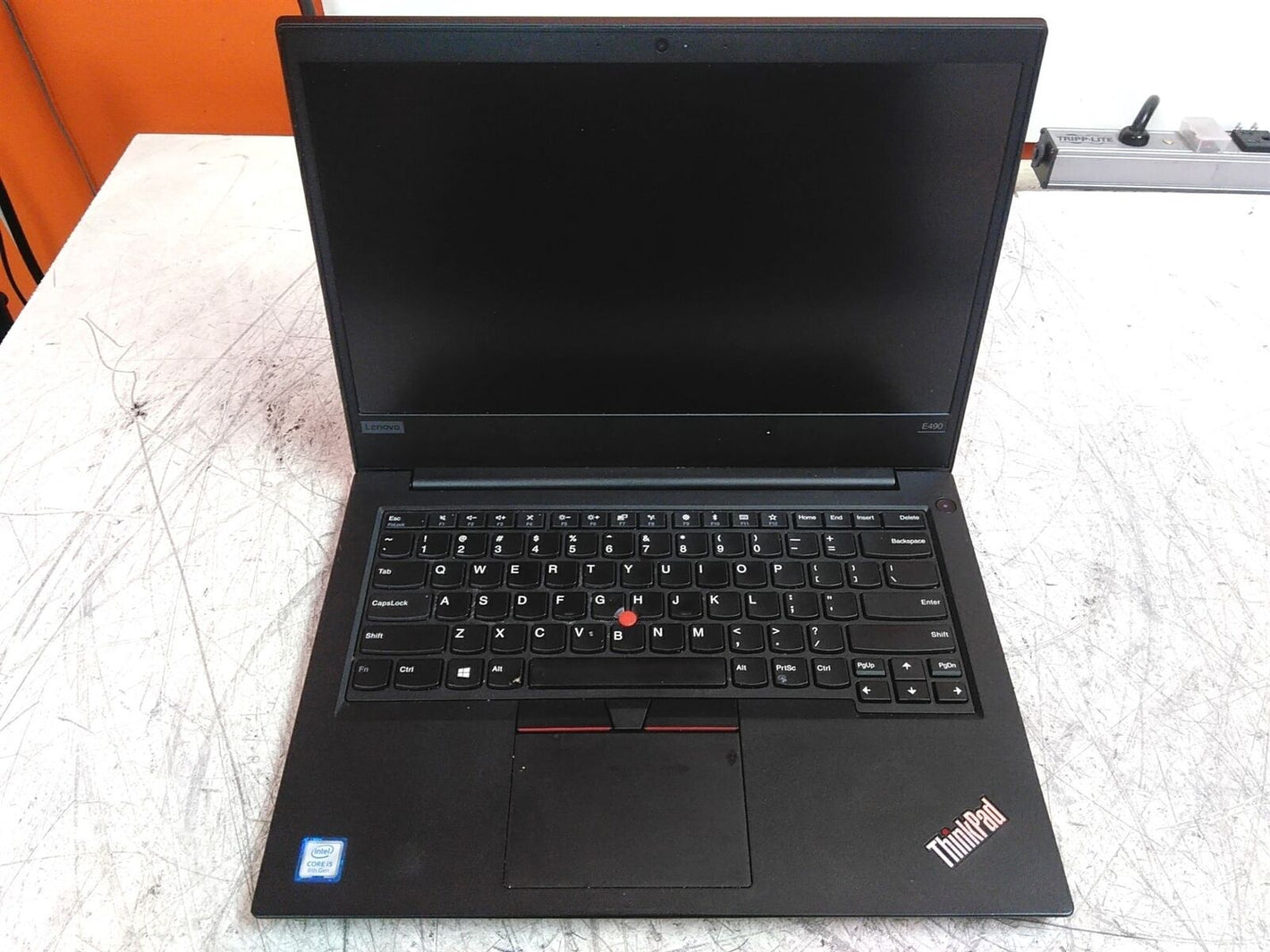 Bad Keyboard Lenovo ThinkPad E490 Laptop Intel i5-8265U 1.6GHz 8GB 240GB AS-IS