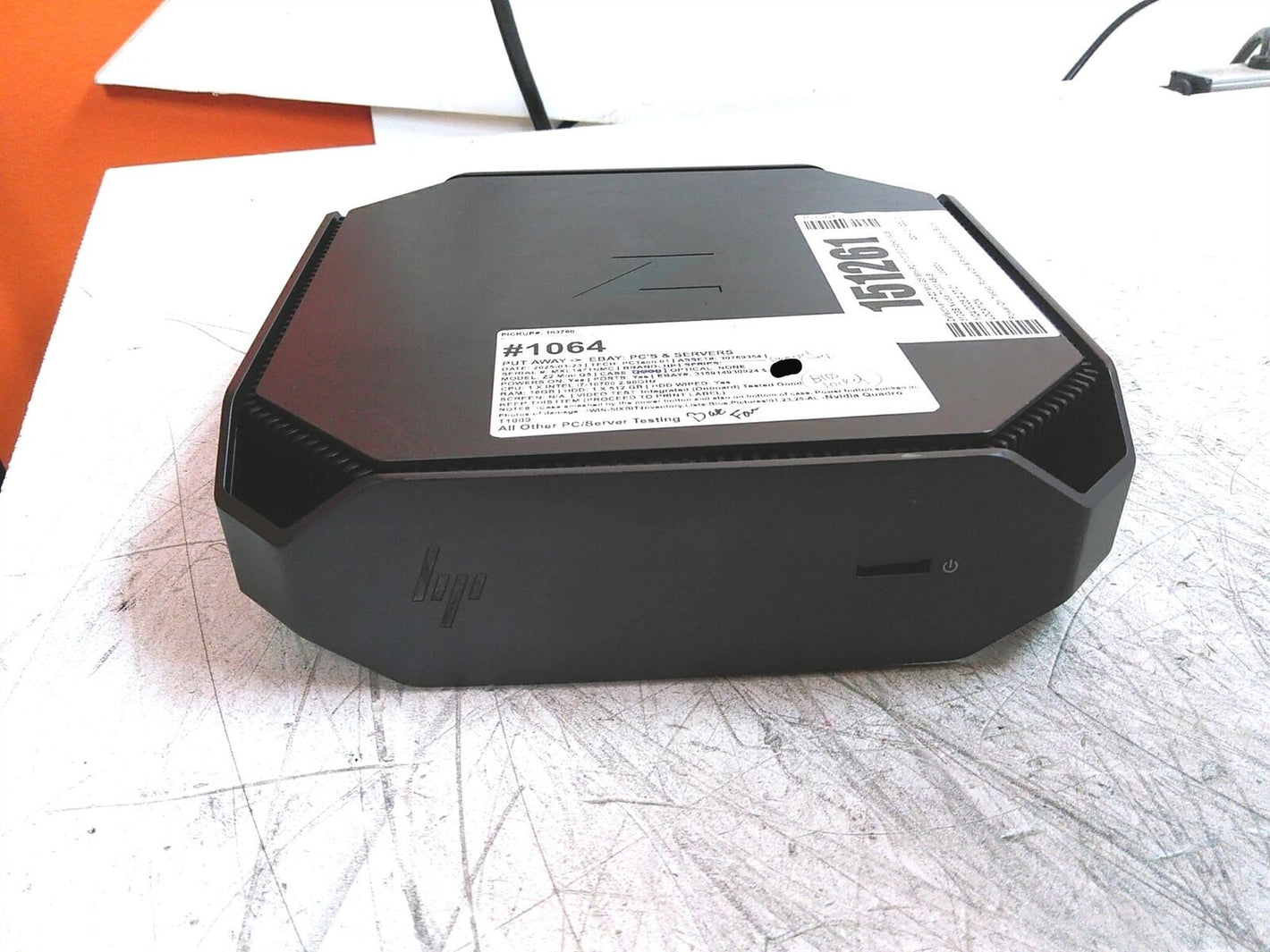 Defective HP Z2 Mini G5 Mini-PC i7-10700 2.9GHz 16GB 512GB Nvidia T1000 AS-IS