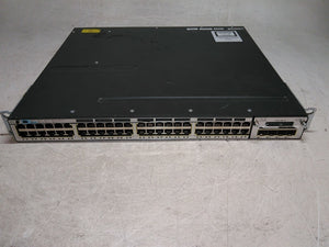 Cisco Catalyst 3750-X WS-C3750X-48T-S 48-Port Switch Damaged Stack Port AS-IS
