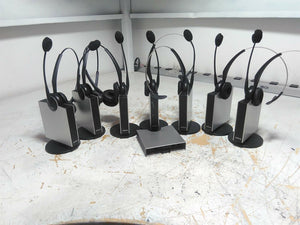 Lot of Defective Jabra 8x GN9120/ GN9125 Bases 7x Headsets AS- IS