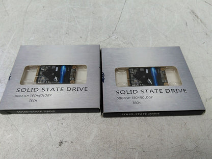 Lot of 2 NEW Dogfish Technology 120GB mSATA Internal SSD