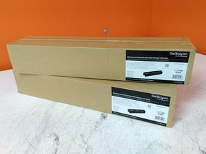 NEW Lot of 2 StarTech CMDUCT2U Horizontal Finger Rack Cable Manager SEALED BOX