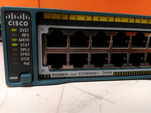 Cisco Catalyst WS-C2960S-48FPS-L 48 Port 740W PoE+ Ethernet Switch