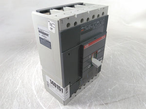 Defective ABB SACE S5N 530-0351 0M-2870 600V 4 Pole Breaker AS-IS for Repair