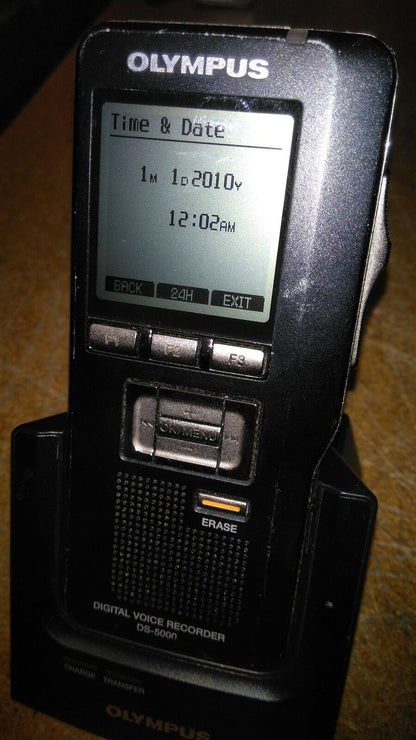 Olympus DS-5000 Digital Voice Recorder with CR10 Docking Station