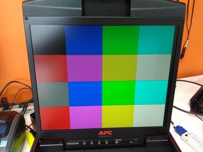 Defective APC AP5719 1U 19" Rackmount LCD Console AS-IS