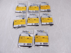 New Lot of 8x StarTech MUY1MFFS Stereo Splitter 3.5mm Male to 2x 3.5mm Female