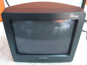 Defective Hyundai ImageQuest V773 17" 1280 x 1024 60Hz Black CRT Monitor AS-IS