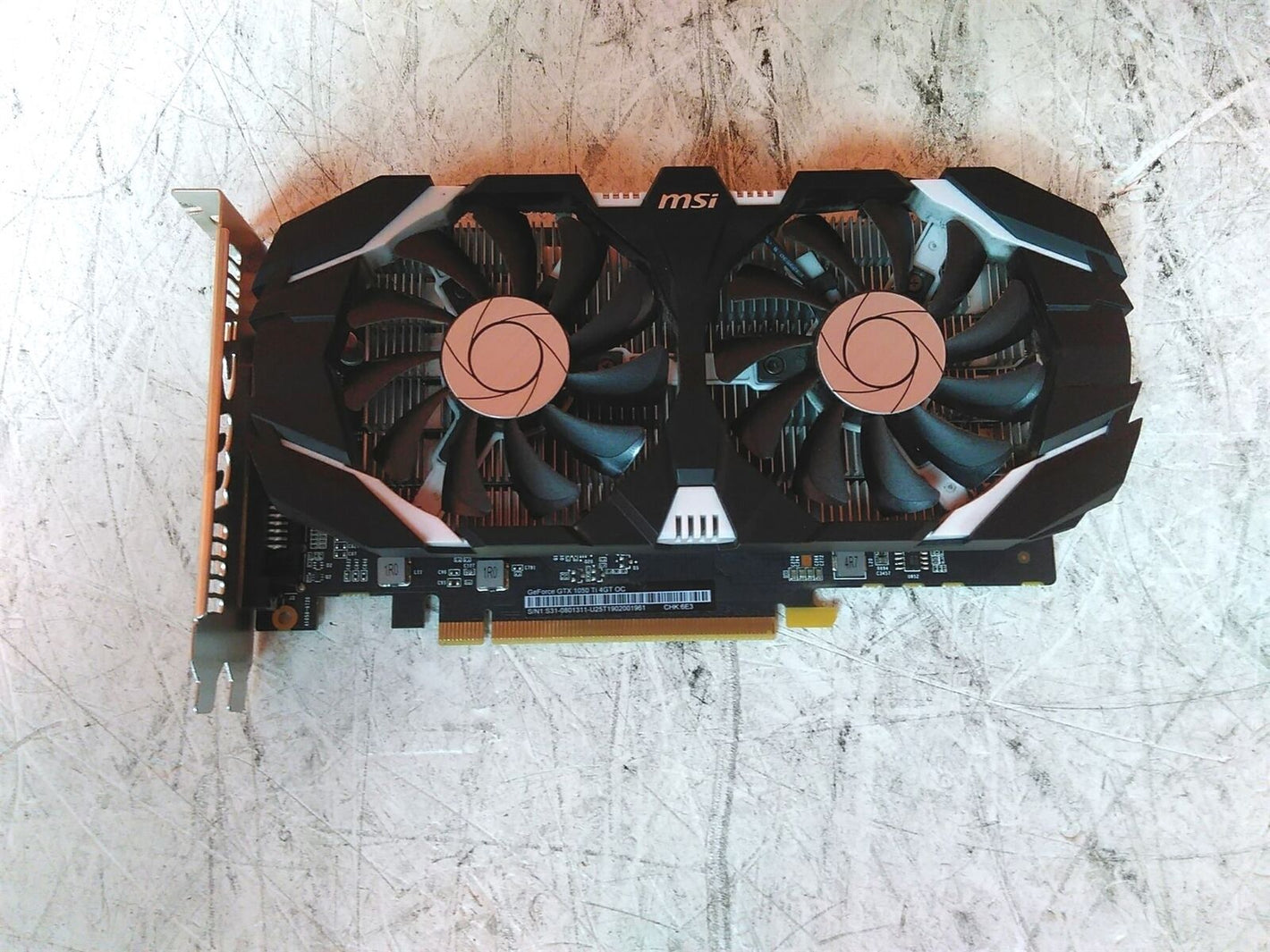 MSI Nvidia GeForce GTX 1050 TI 4GT OC 4GB GDDR5 HDMI DP PCIe Video Card