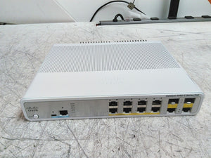 Cisco Catalyst 3560-C WS-C3560C-8PC-S 8-Port Gigabyte PoE Network Switch