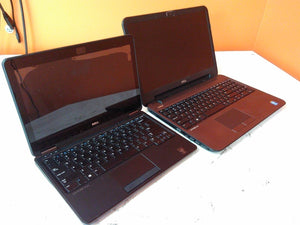 Lot of 2 Defective Dell Latitude 3540 E7240 4th Gen i5/i7 8GB 0HD No PSU AS-IS