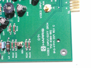 Harris 992-8308-001 / 843-4999-359 Video Input/Diff Gain Defective AS-IS