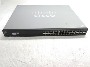 Defective Cisco SG500X-24P-K9 24-Port Gigabit PoE Ethernet Switch AS-IS Parts