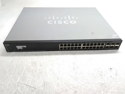 Defective Cisco SG500X-24P-K9 24-Port Gigabit PoE Ethernet Switch AS-IS Parts