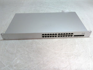 Meraki MS225-24-HW NON-PoE 24-Port Gigabit Cloud Managed Switch Unclaimed
