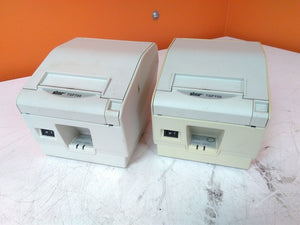 Lot of 2 Star TSP700 Thermal Receipt Printers No PSU