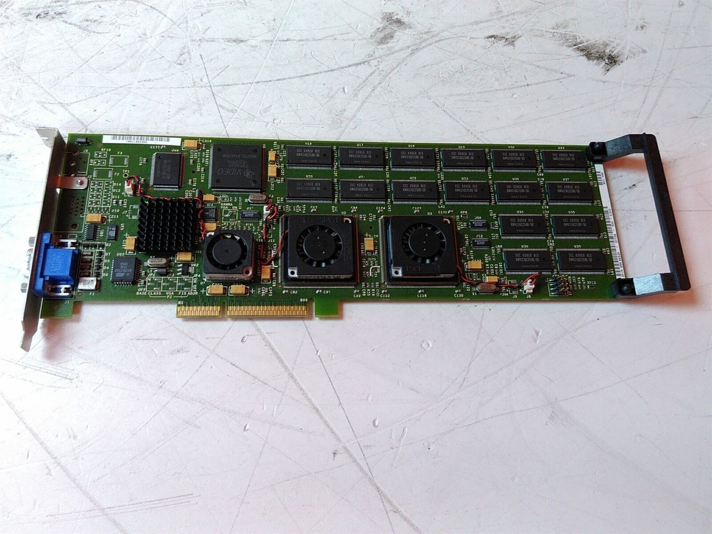 Defective 3DLabs Oxygen GMX 2000 0652P Vintage AGP VGA Video Card AS-IS