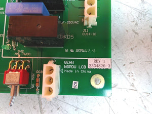 Defective GE Healthcare 2334820-3 PDU Control Board AS-IS