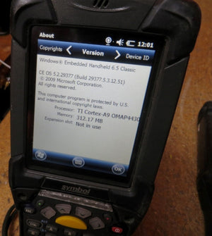 Symbol MC92N0-GP0SXERA6WR Mobile Barcode Scanner PDA
