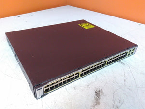 Cisco Catalyst 3750 WS-C3750-48PS-S 48-Port PoE Ethernet Switch