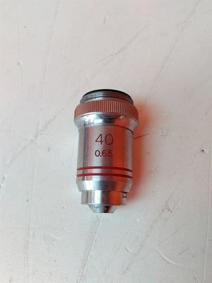 Swift 40X 0.65 Microscope Objective AS-IS for Parts