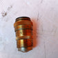 Bausch & Lomb Apochromat 4mm 0.95 47.5X Vintage Brass Microscope Objective AS-IS