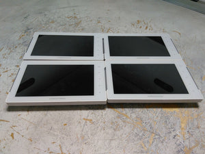 Lot of 4 Crestron TSS-752-W-S 7" Room Scheduling Touch Screen White AS-IS