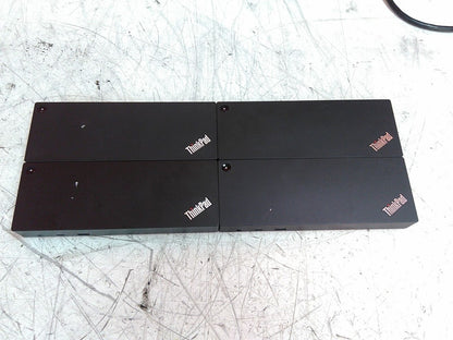 Lot of 4 Defective Lenovo 40AC ThinkPad Thunderbolt 3 Dock No PSU AS-IS