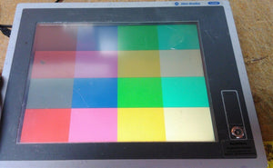 BAD Screen Allen-Bradley 1200M 6186M-12PT Industrial Monitor AS-IS