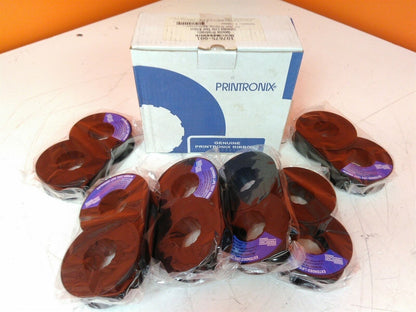 Box of 6 Expired Sealed Printronix 107675-001 Text Ribbon Manufactured 2009