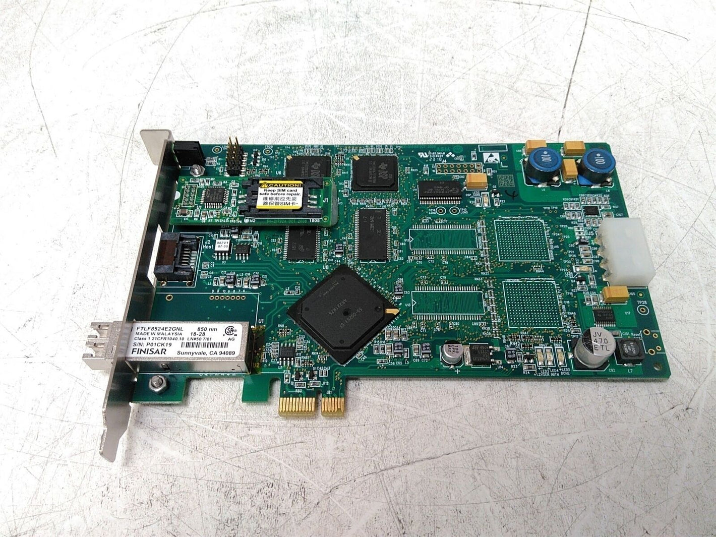 Siemens 03-21519-04/T/LF PCIE x1 Fibre Controller Card