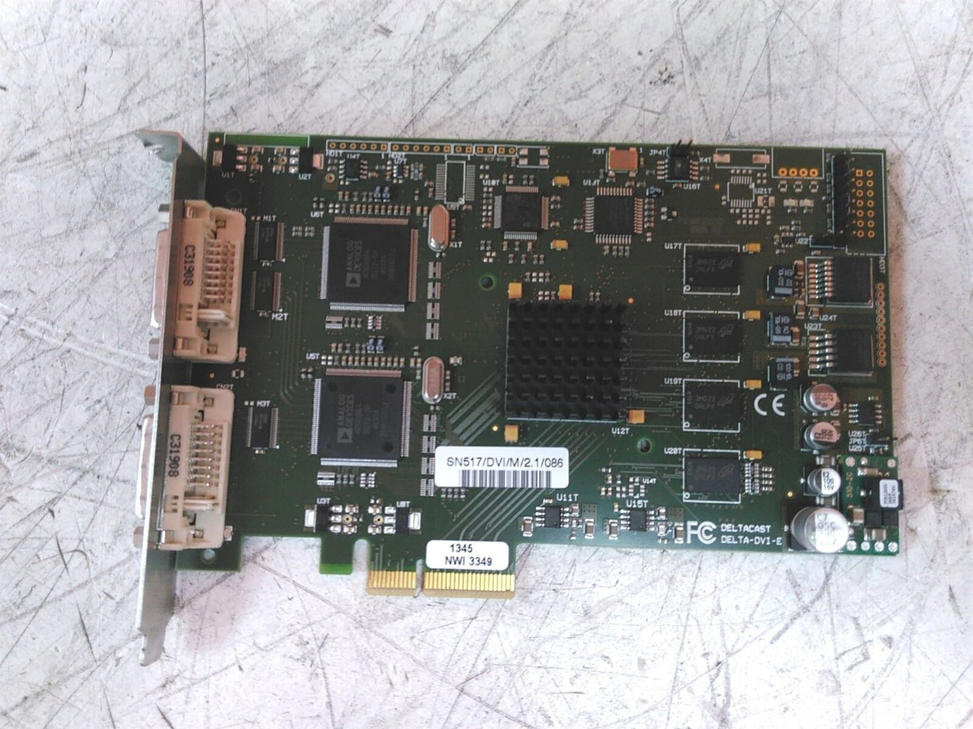 Deltacast DELTA-DVI-E Dual Link DVI PCIe Capture Card