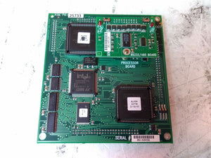 Defective Alkon PN-25733 Industrial Processor Board w/ RS232/485 Board AS-IS