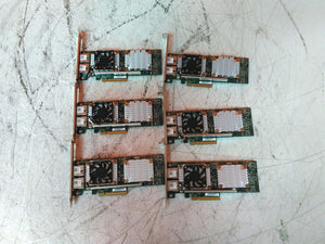 Lot of 6 Dell W1GCR Dual Port 10GBe Broadcom PCIe Card
