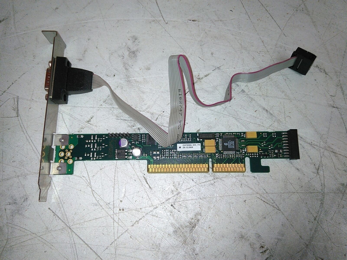 Defective CH7009A_DVI_TV Serial AGP Control Board AS-IS for Repair