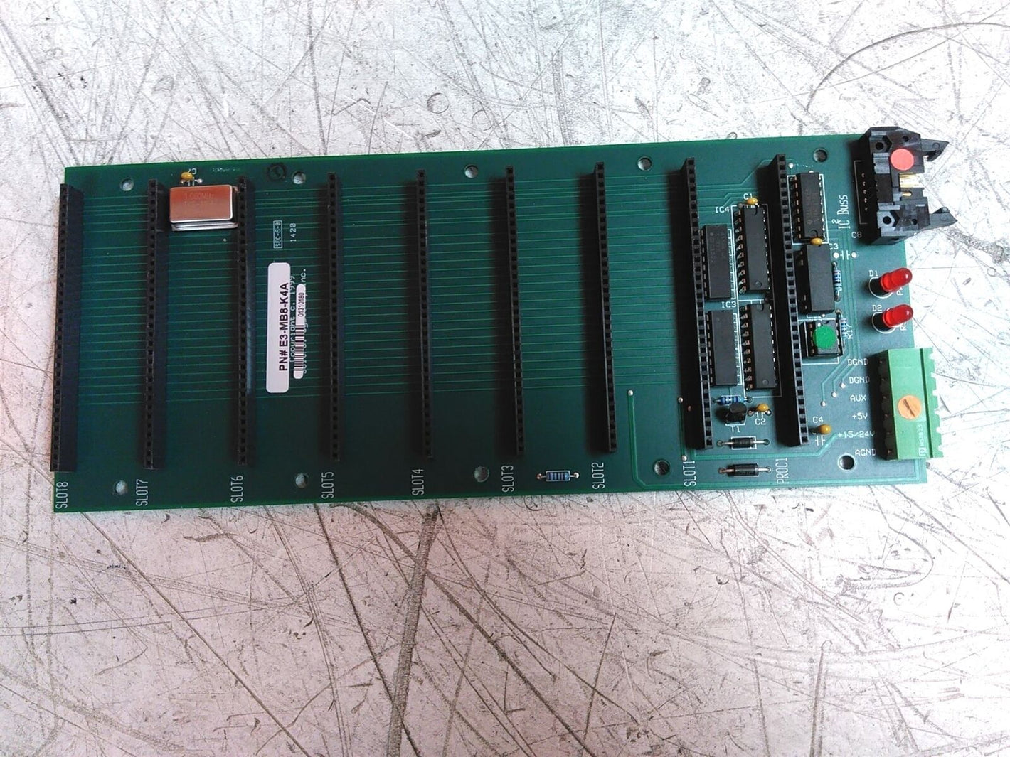 Defective Softrol Systems E3-MB8-K4A Board AS-IS