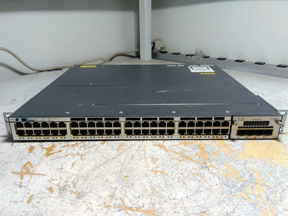 Cisco Catalyst WS-C3750X-48T-S 48 Port Gigabit Ethernet Switch w/ 2x PSU